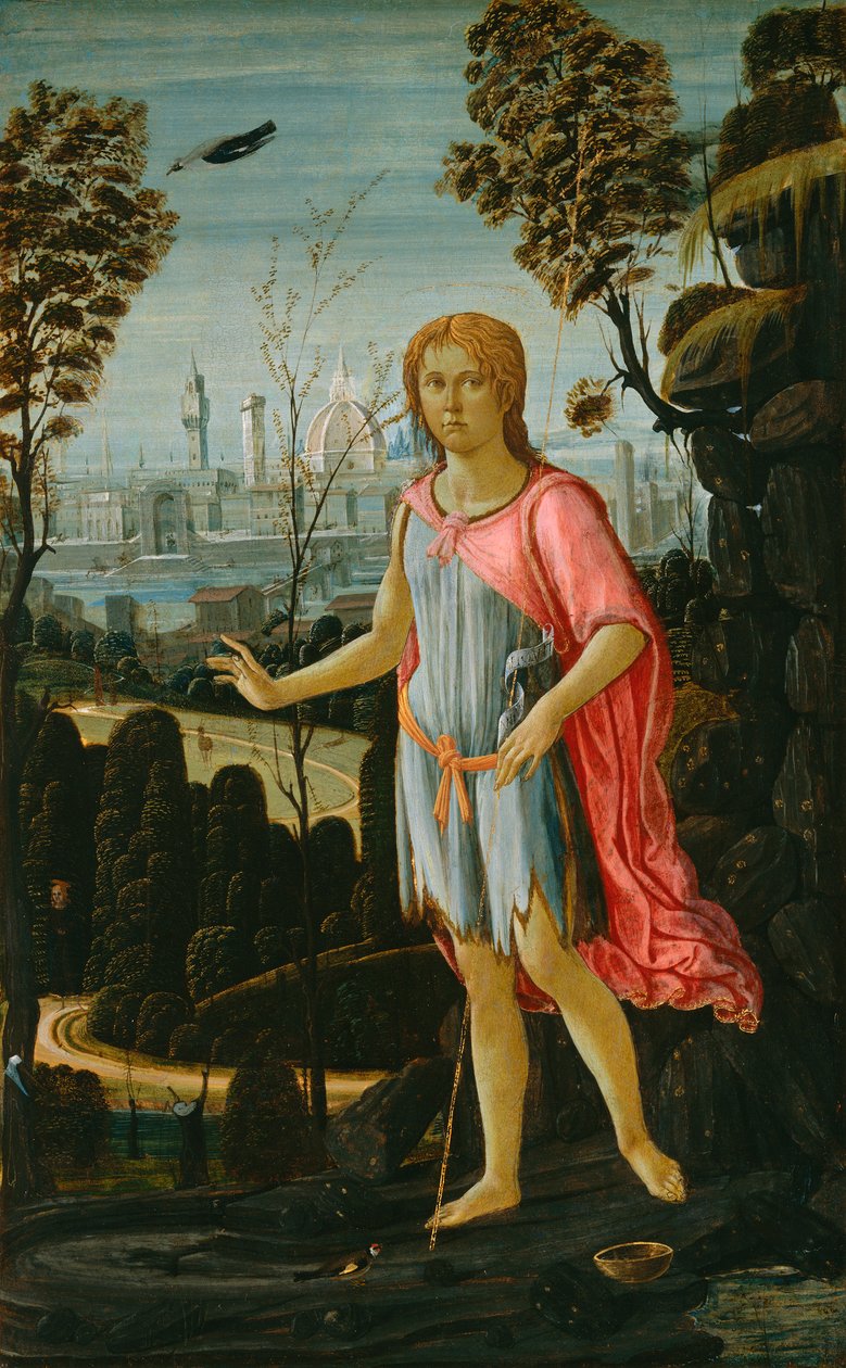 Vaftizci Yahya, c.1480 by Jacopo del Sellaio