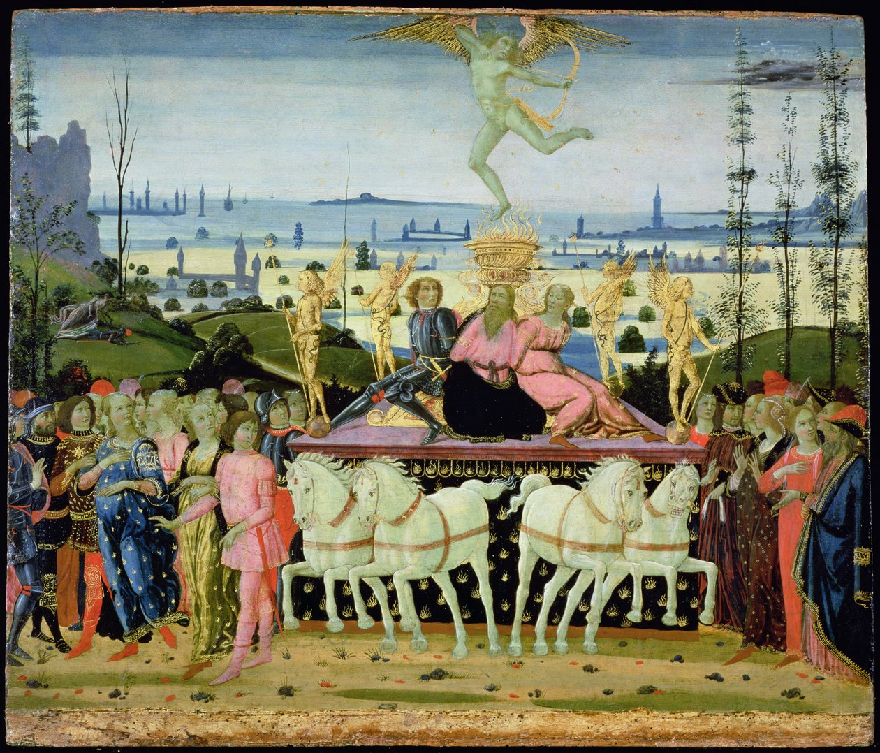 Triumph of Love, Petrarch (1304-74) tarafından 