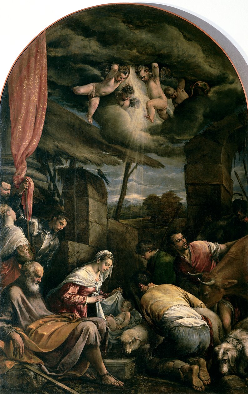 Çobanların Hayranlığı, Jacopo Bassano (1510-1592 dolaylarında) by Jacopo (1510 92) Bassano