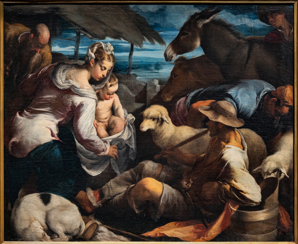Çobanların hayranlığı by Jacopo (1510 92) Bassano