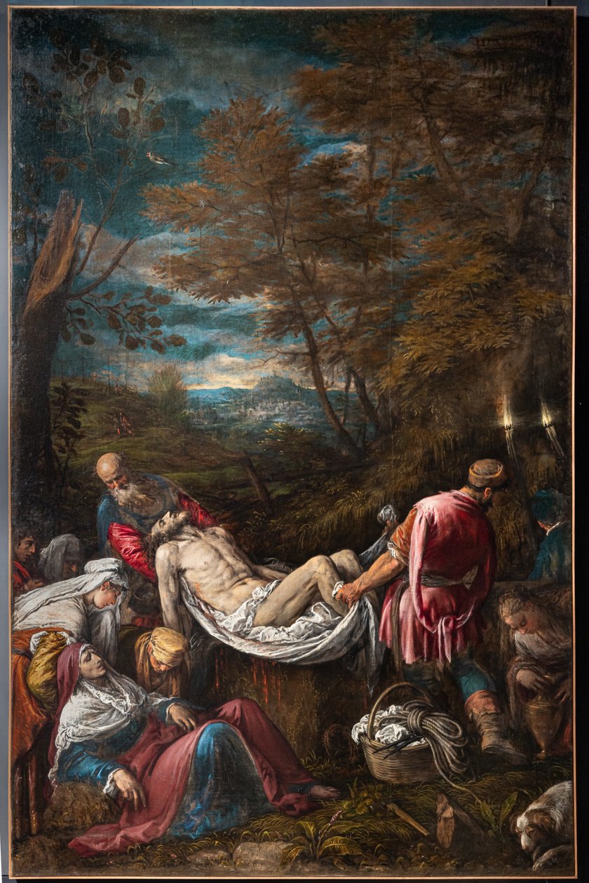 İsa'nın cesedinin gömülmesi by Jacopo (1510 92) Bassano