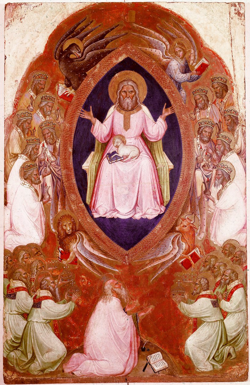 Vahiy Poliptiğinin orta paneli: Evangelist Aziz John