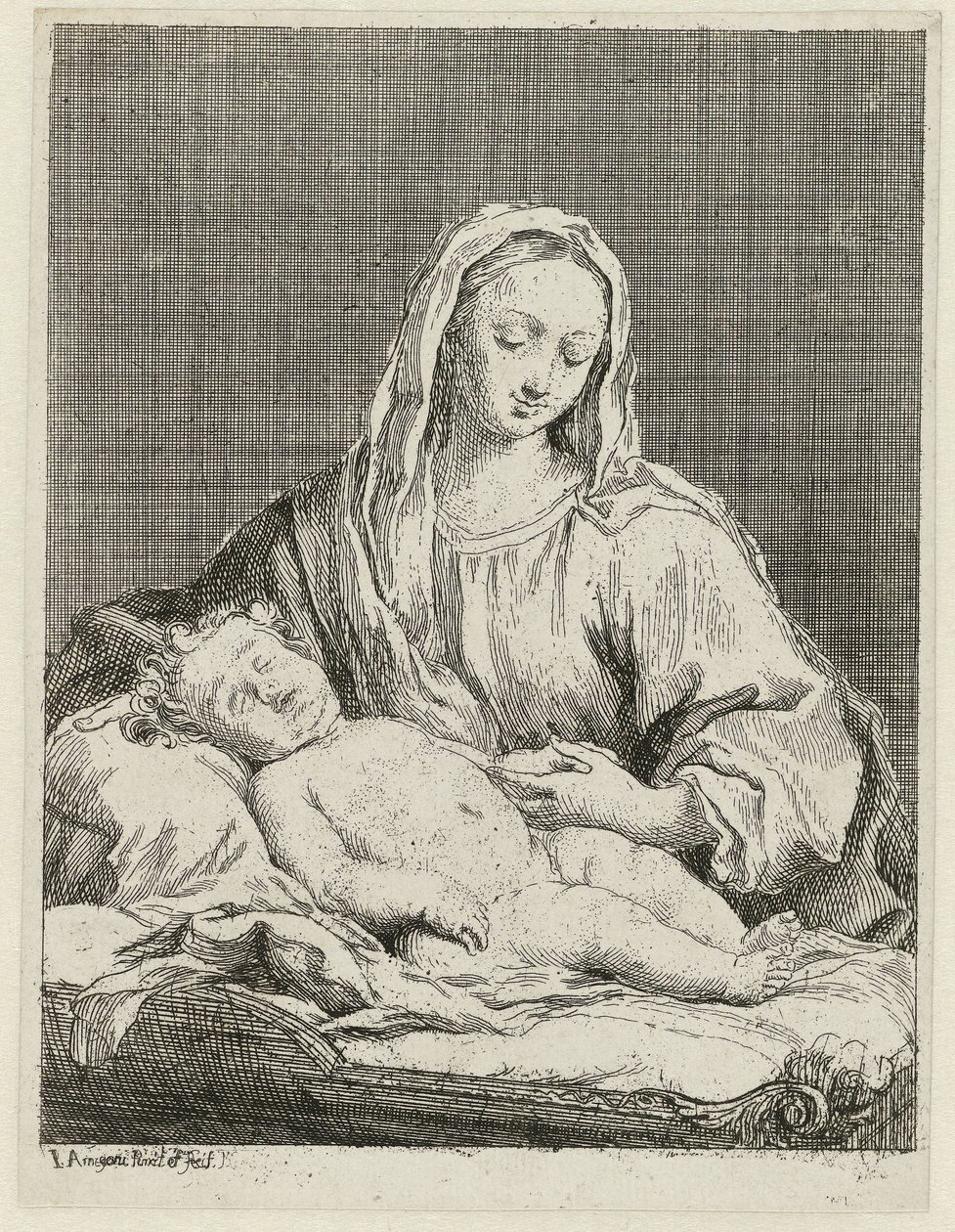çocuklu Meryem by Jacopo Amigoni