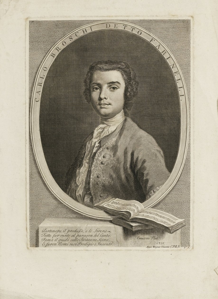 Şarkıcı Farinelli Carlo Broschi
