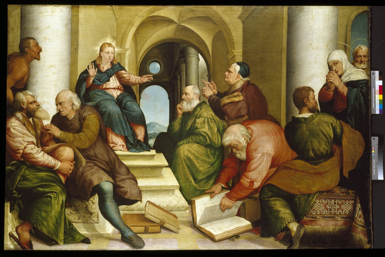 Doktorlar Arasında İsa, 16. yüzyıl by Jacopo Bassano