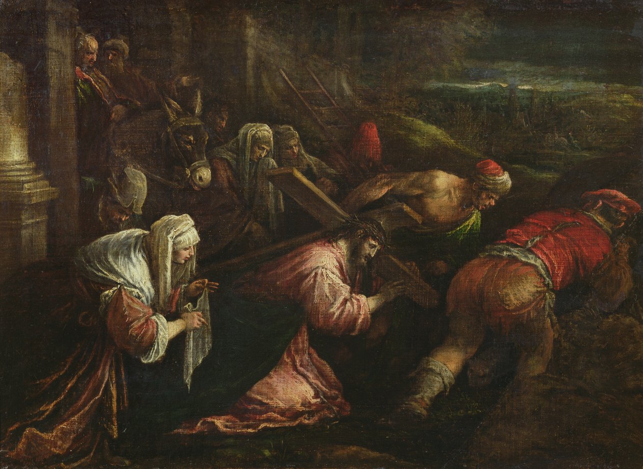 Haçı taşıyan İsa, c.1570-80 by Jacopo Bassano