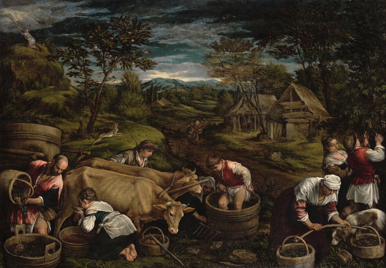 Hasat, (Musa On Emri alır), 1576 (ayrıntılı bilgi için bkz. 65690) by Jacopo Bassano