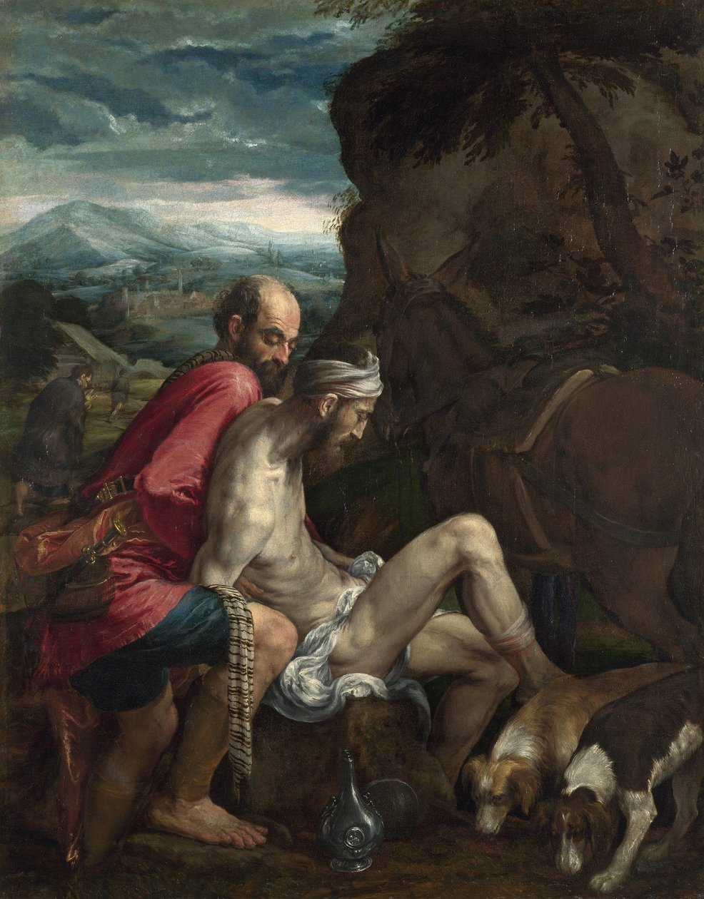 İyi Samiriyeli, yaklaşık 1562-1563 by Jacopo Bassano il vecchio