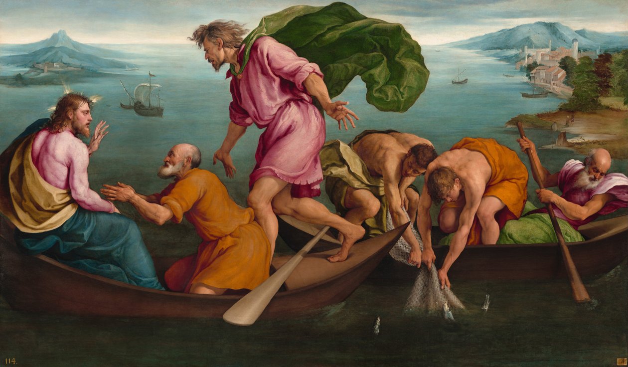 Balıkların Mucizevi İksiri, 1545. by Jacopo Bassano il vecchio