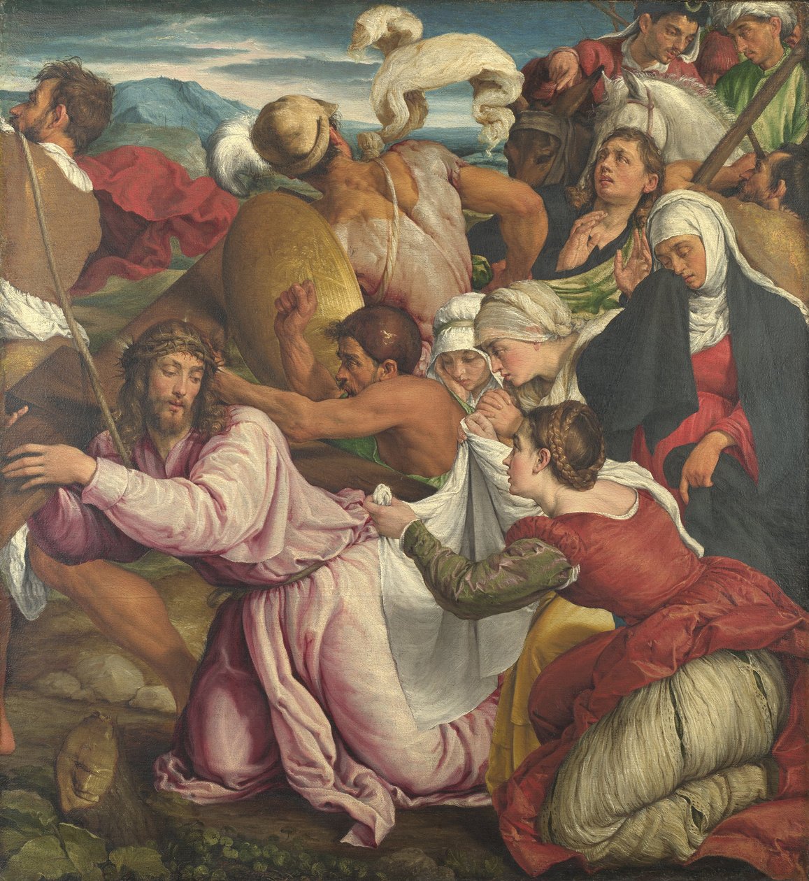 Calvary Yolu, yaklaşık 1545 by Jacopo Bassano il vecchio
