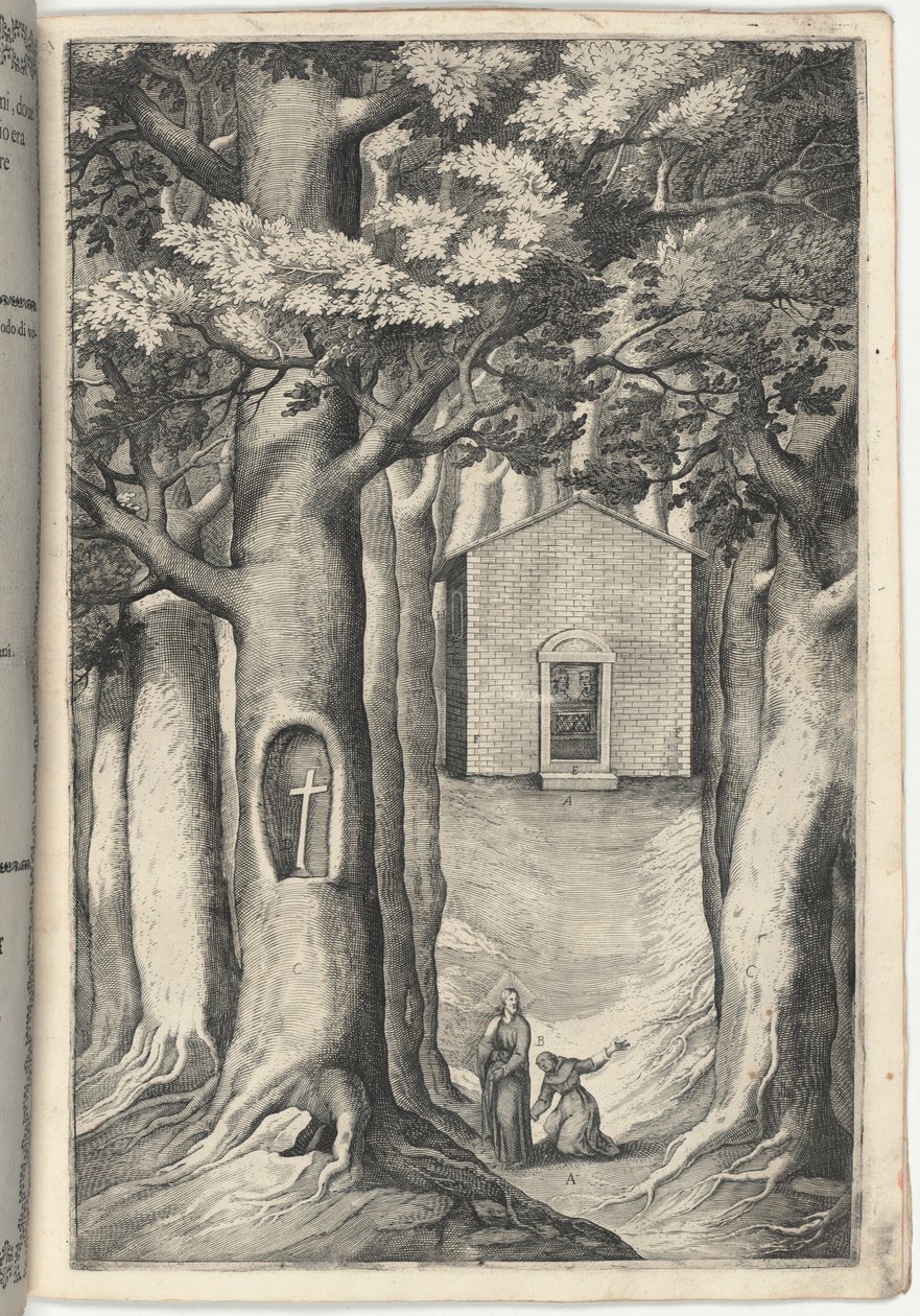 La Verna Kutsal John Şapeli [plaka S] by Jacopo Ligozzi