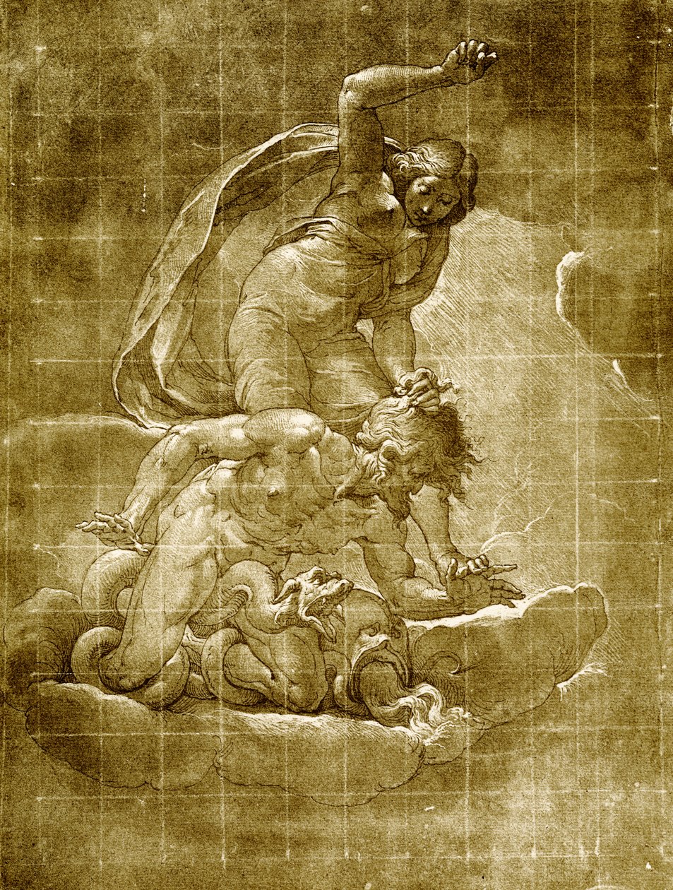 Gerçek kıskançlığa galip geldi by Jacopo Ligozzi