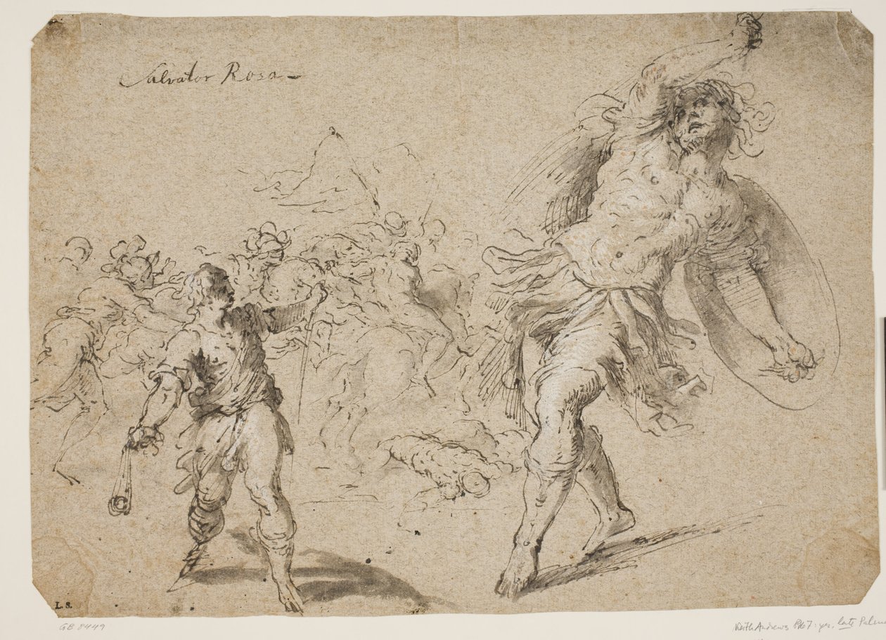 David ve Goliath by Jacopo Palma