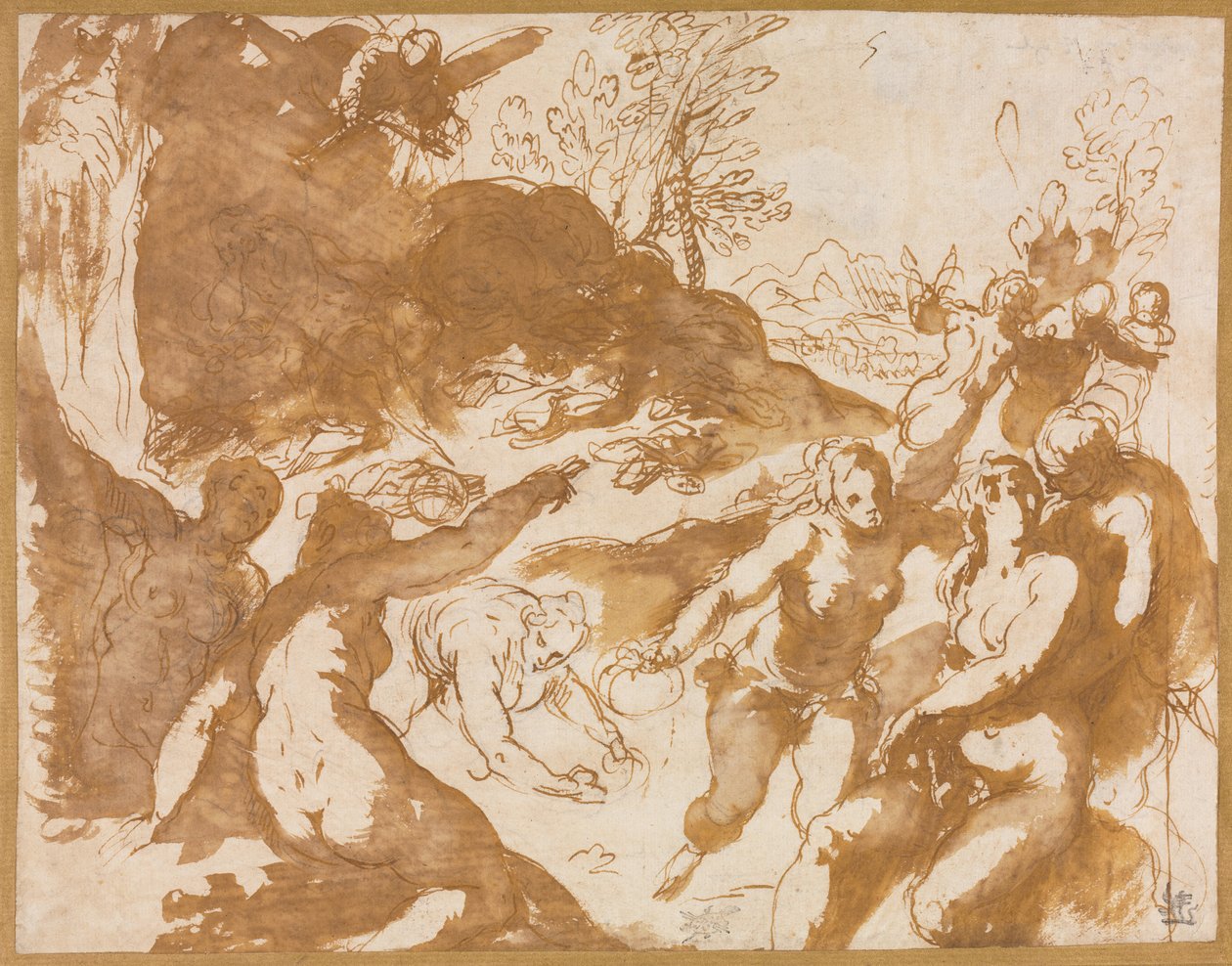 Apollo ve İlham Çağrısıyla Uyanan İlham Perileri, 1590