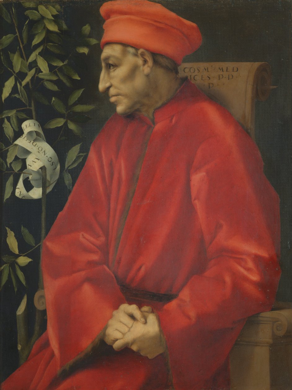 Cosimo de Medici (Yaşlı), 1518 by Jacopo Pontormo