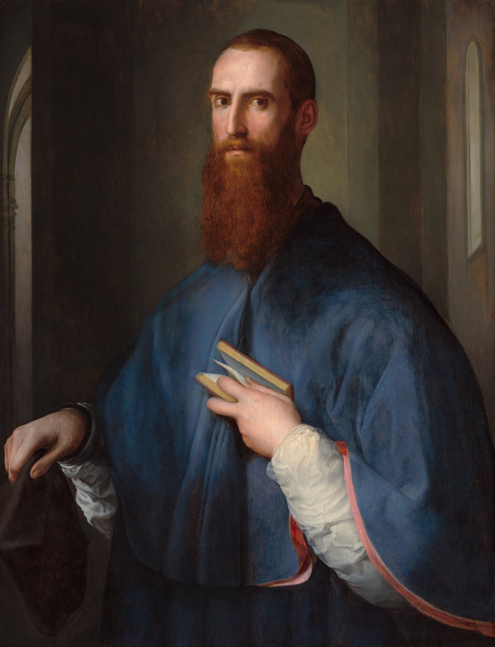 Monsenyör della Casa, muhtemelen 15411544. by Jacopo Pontormo