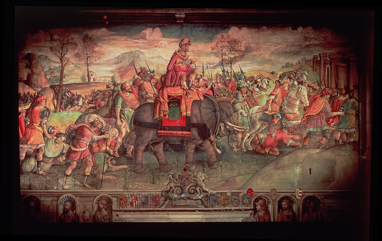 Hannibal Alpleri Geçerken by Jacopo Ripanda