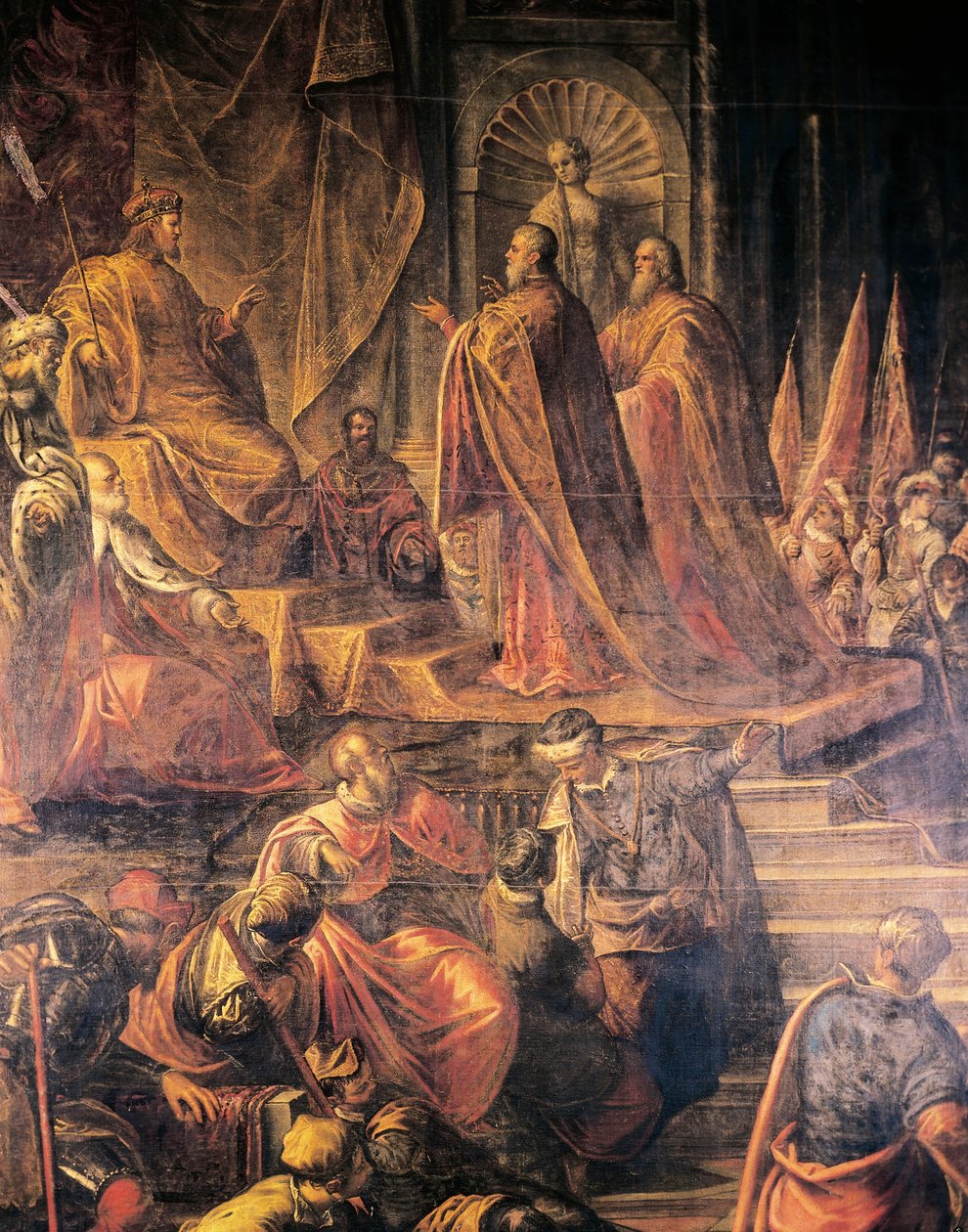 Jacopo Tintoretto (1519-1594) ve atölyesi, Büyük Konsey Salonu, Doge Sarayı, Venedik tarafından, Papa