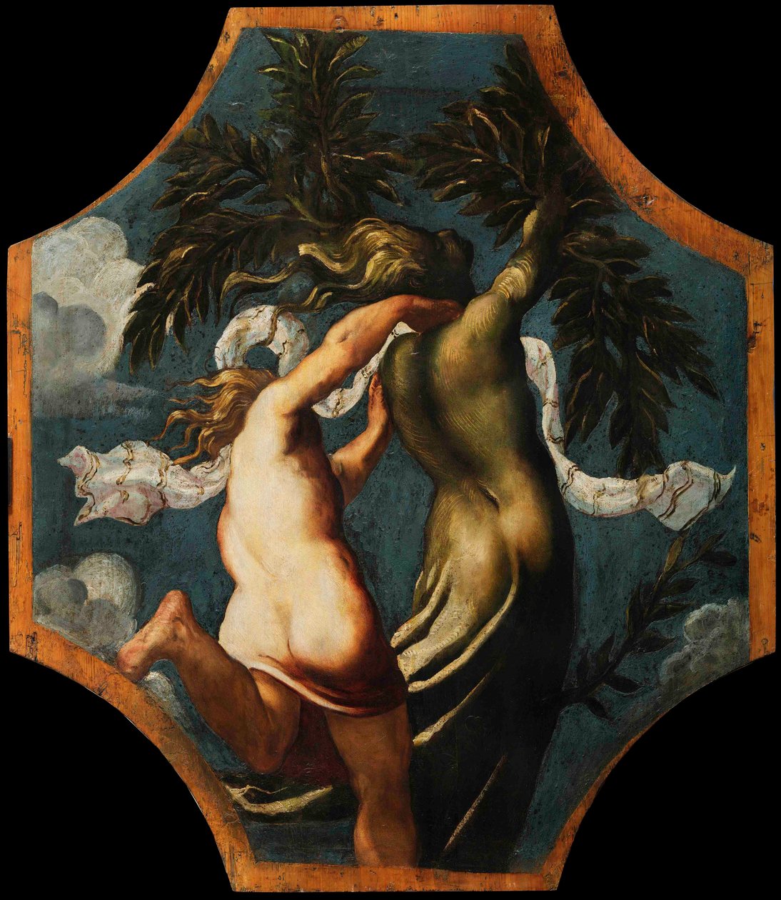 Apollo ve Daphne, yaklaşık 1541. by Jacopo Robusti Tintoretto