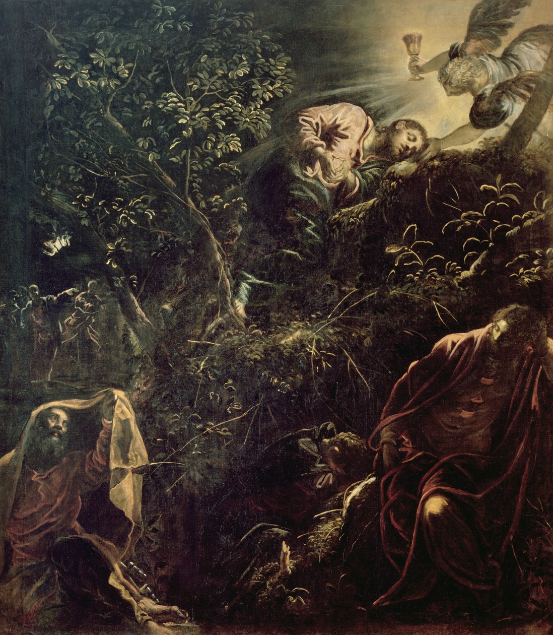 Getsemani Bahçesinde İsa by Jacopo Robusti Tintoretto