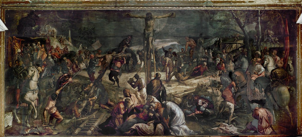 Çarmıha Gerilme (tuval üzerine yağlıboya) by Jacopo Robusti Tintoretto