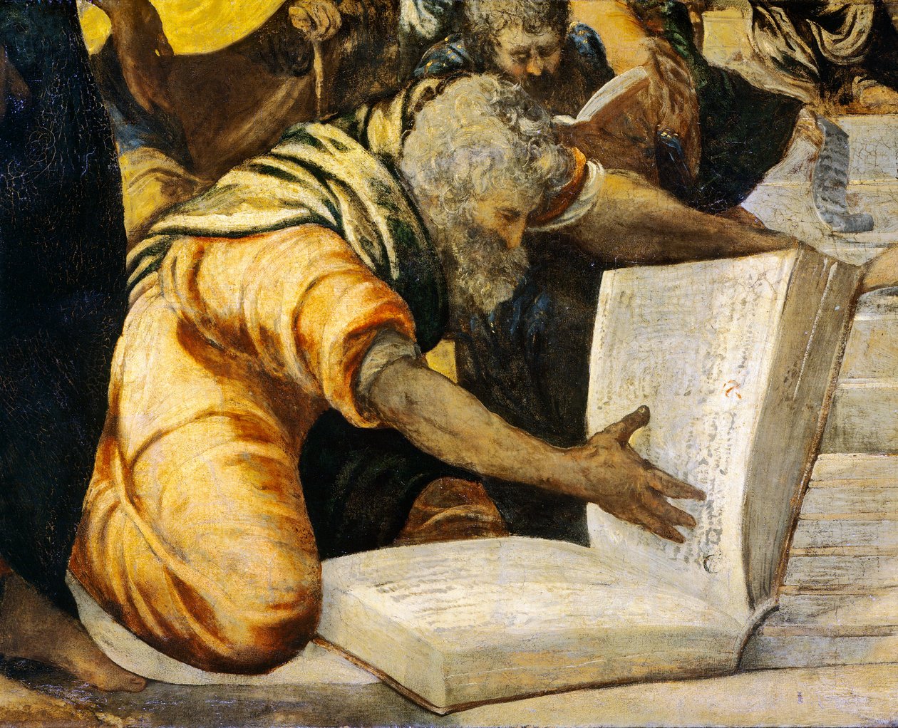 Doktorlar Tapınağı arasında İsa by Jacopo Robusti Tintoretto