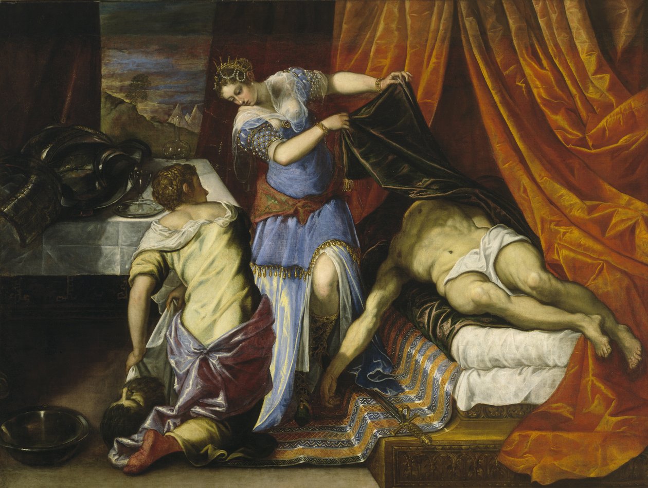 Judith ve Holofernes by Jacopo Robusti Tintoretto