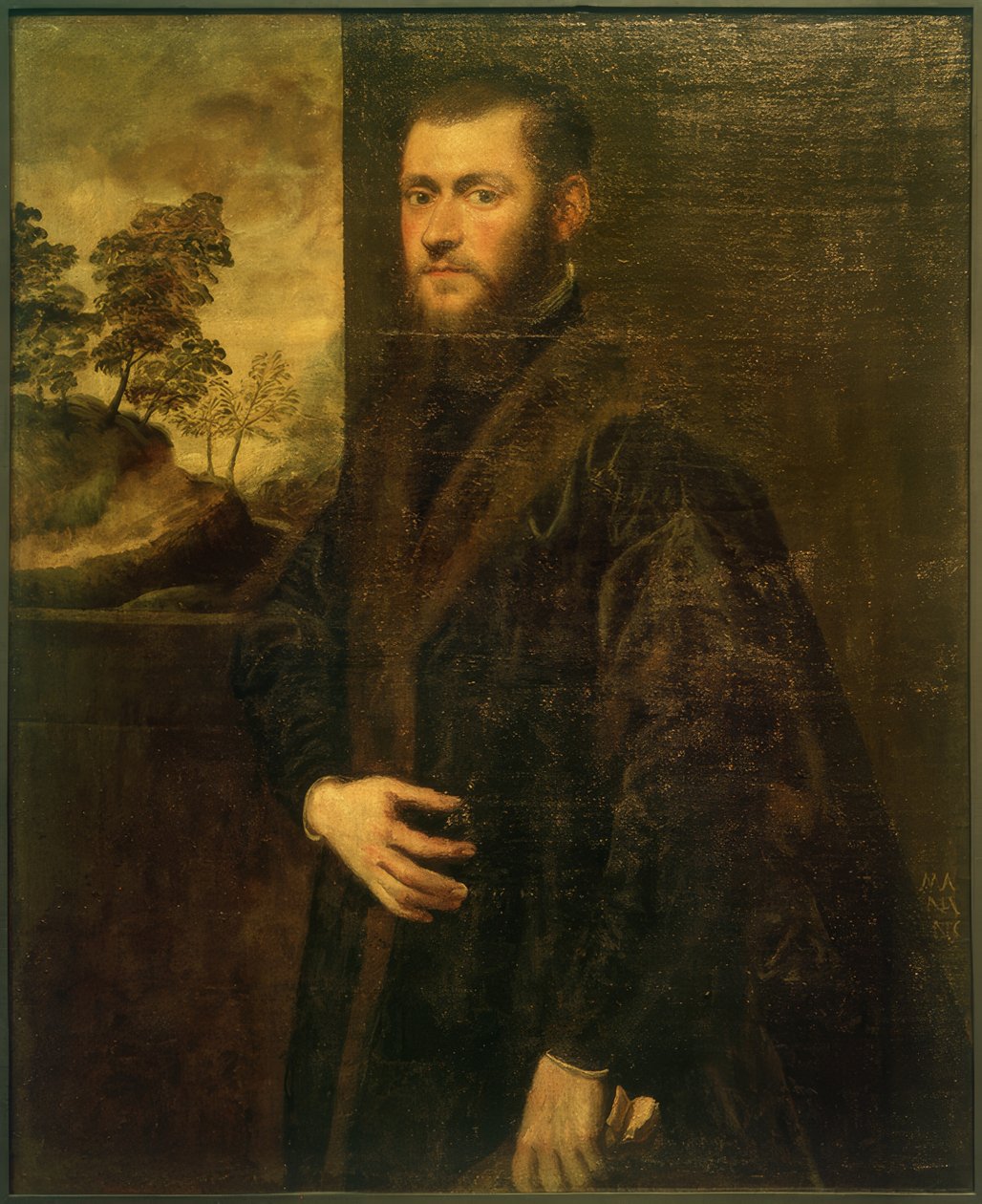genç asilzade by Jacopo Robusti Tintoretto