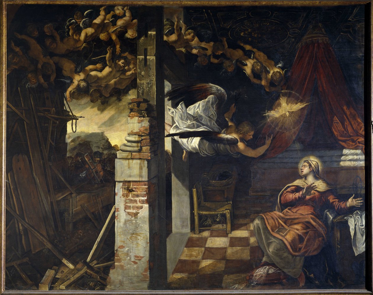 Duyuru. Le Tintoretto (Il Tintoretto) olarak bilinen Jacopo Robusti