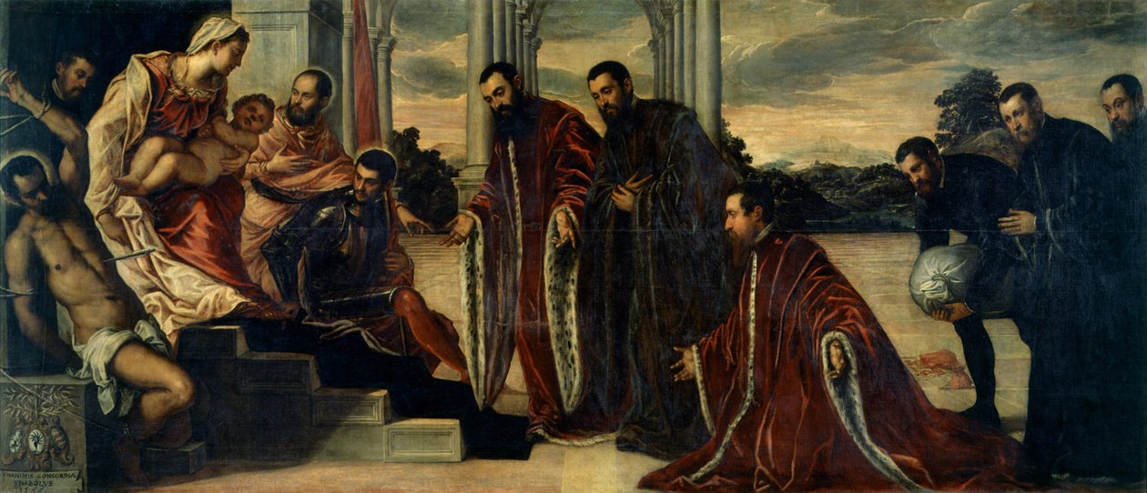 Madonna dei Camerlenghi, yaklaşık 1567. by Jacopo Robusti Tintoretto