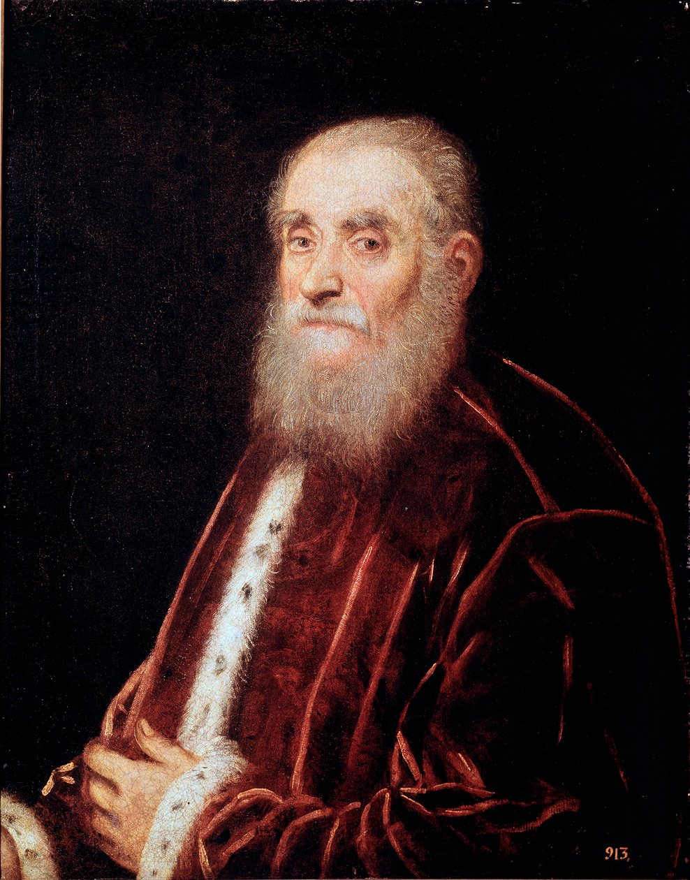 Venedik Senatörünün Portresi Boyama Jacopo Robusti dit Tintoretto tarafından by Jacopo Robusti Tintoretto