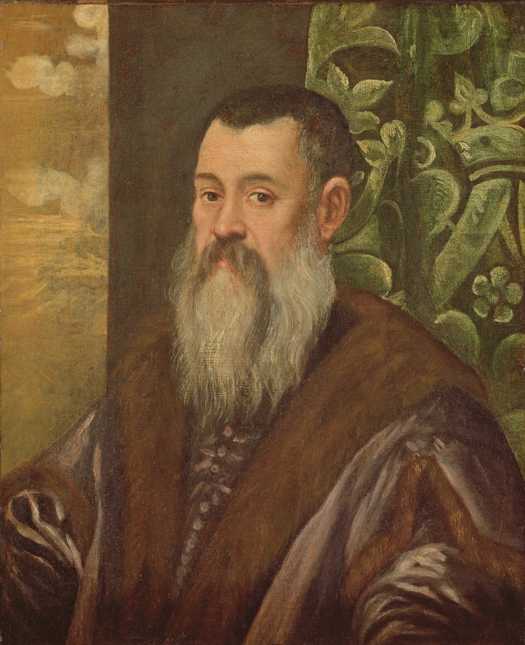 Venedik Senatörünün Portresi by Jacopo Robusti Tintoretto