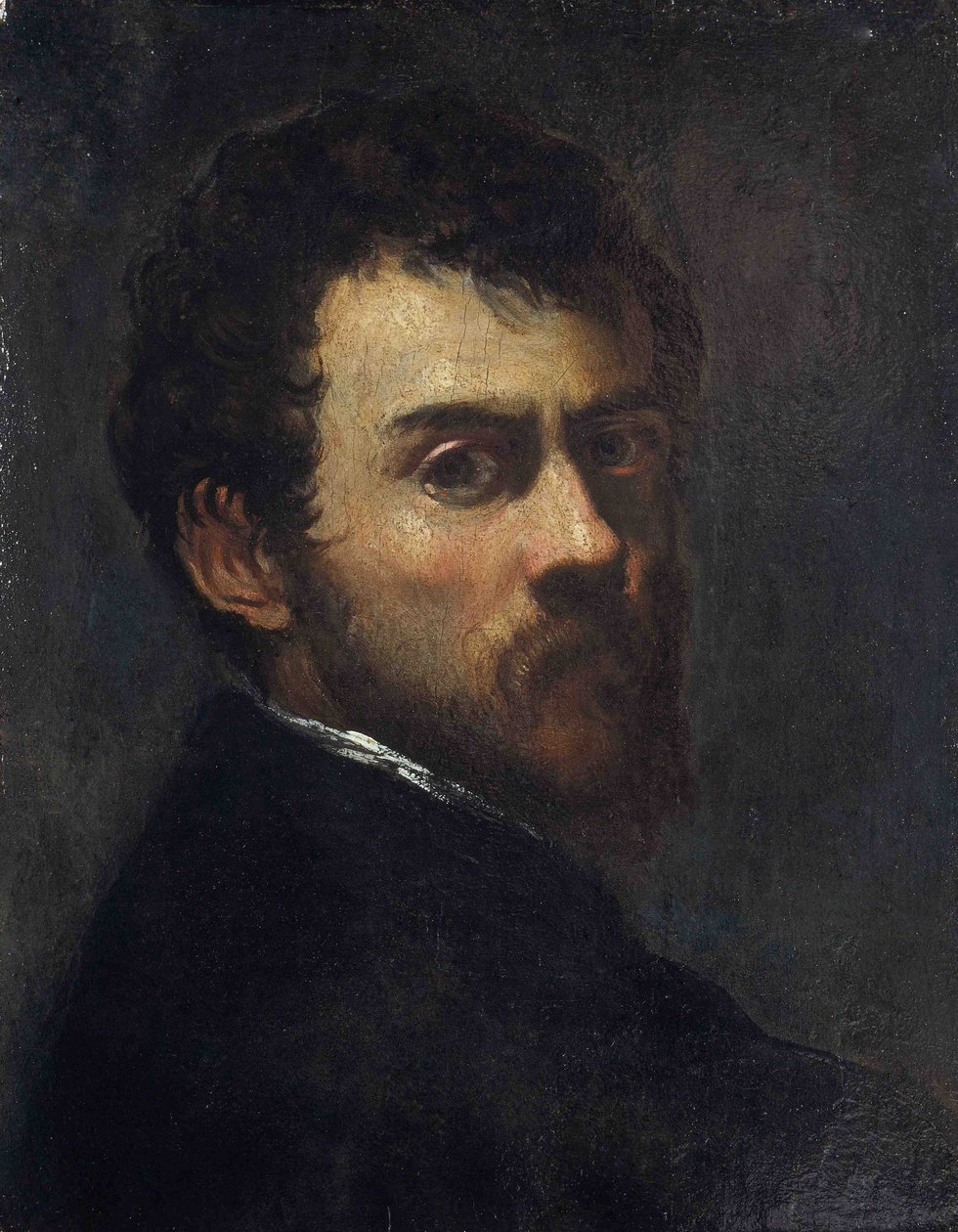 Genç bir adam olarak otoportre by Jacopo Robusti Tintoretto