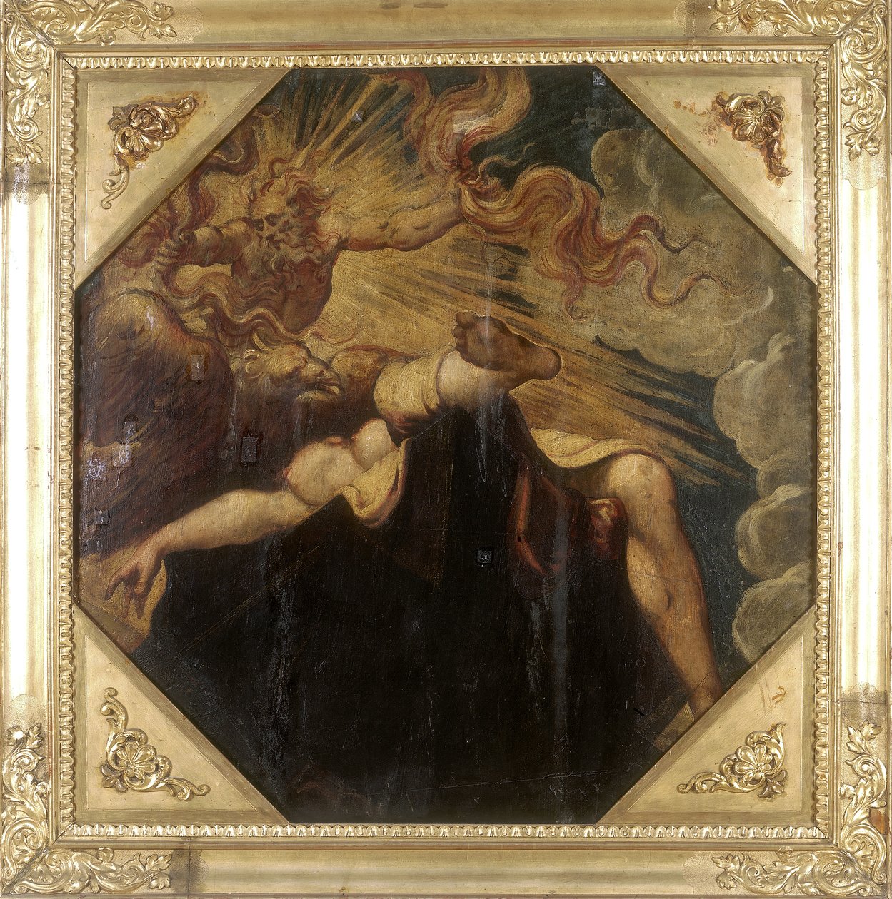 Jüpiter tarafından yakılan Semele, c.1541 (ayrıca bkz. 2384621) by Jacopo Robusti Tintoretto