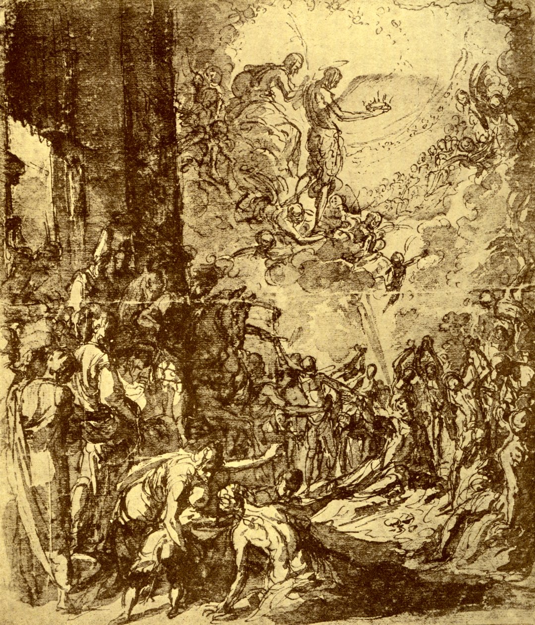 Aziz Stephen Şehitliği Çalışması, Tintoretto, 1913. by Jacopo Robusti Tintoretto
