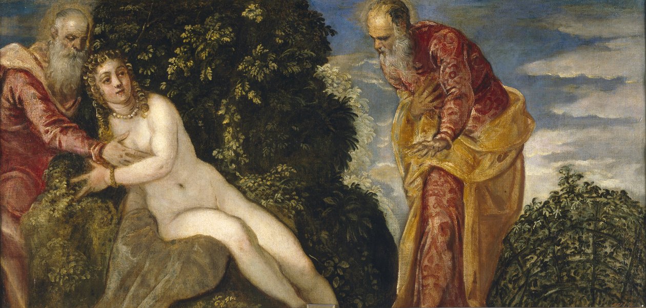 Susannah ve Yaşlılar by Jacopo Robusti Tintoretto