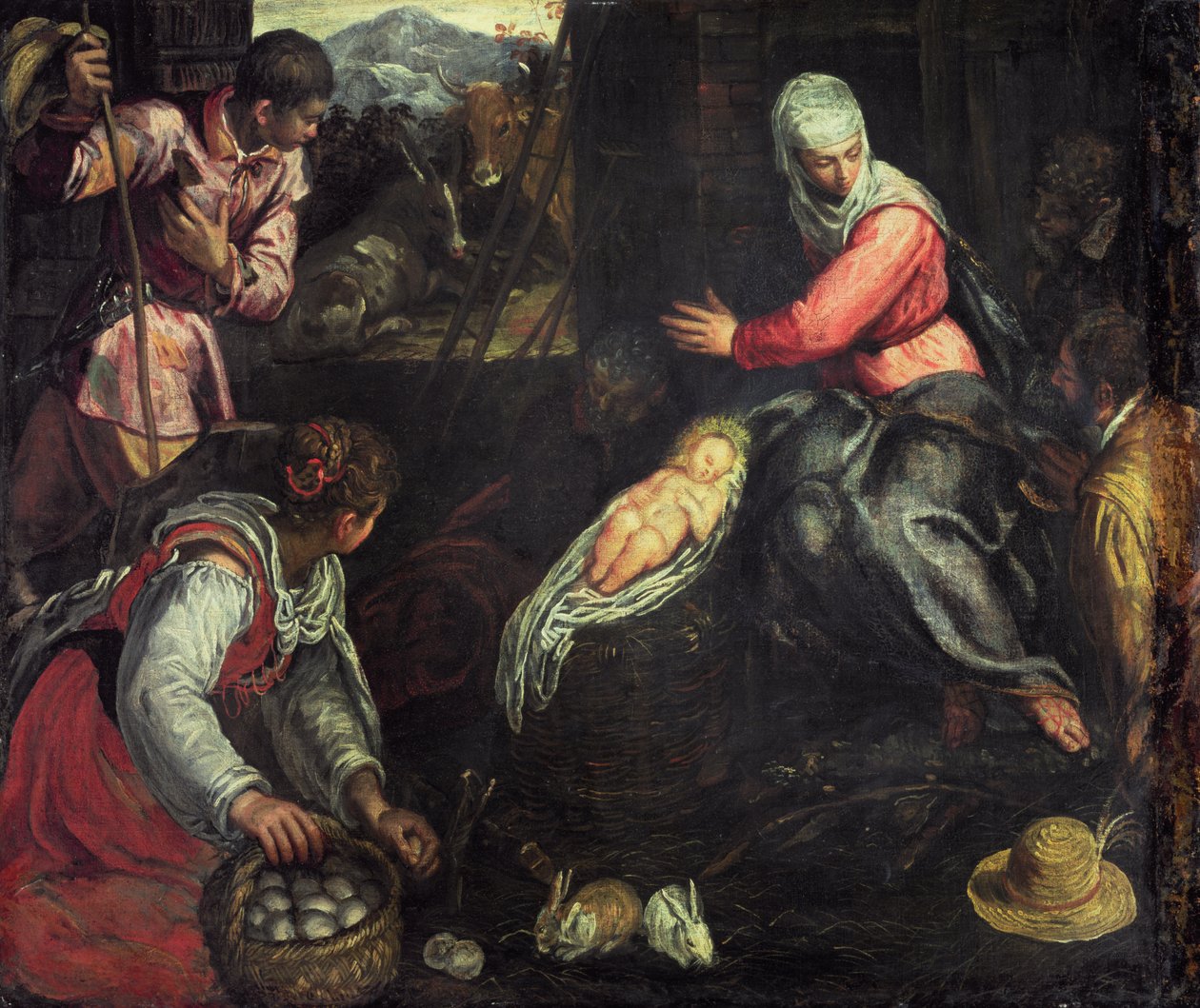 Çobanların Tapınması, c.1578 by Jacopo Robusti Tintoretto