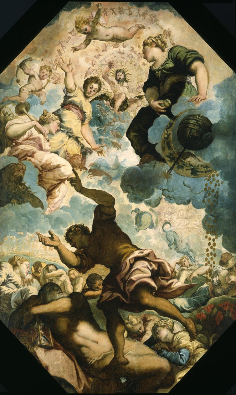 Erkeklerin Düşleri, 16. yüzyılın ortaları by Jacopo Robusti Tintoretto