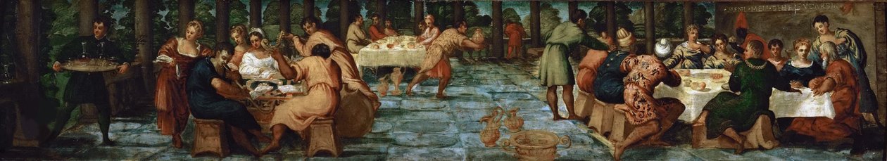 Belşatsar Bayramı, yaklaşık 1543. by Jacopo Robusti Tintoretto