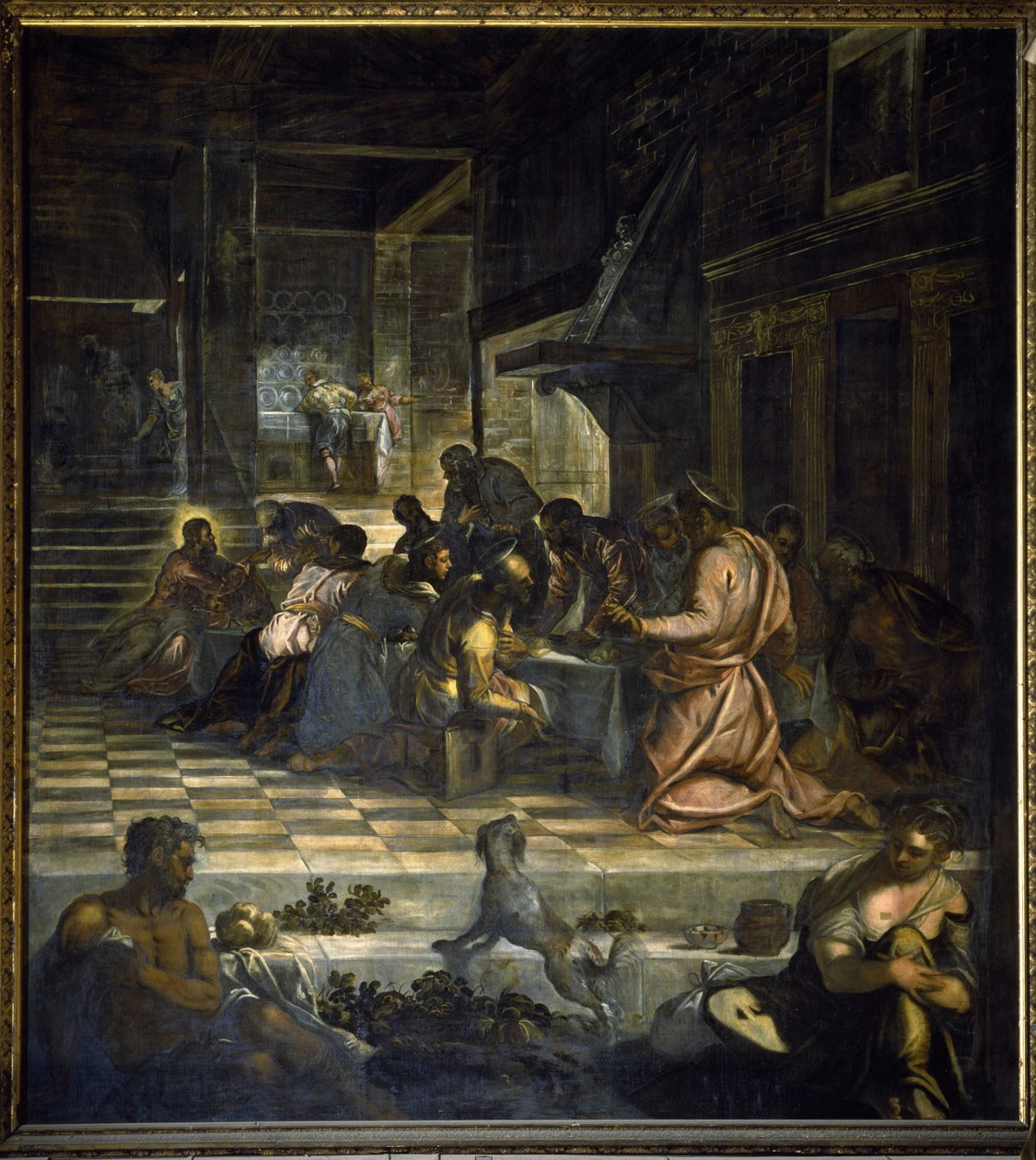 Son Akşam Yemeği by Jacopo Robusti Tintoretto