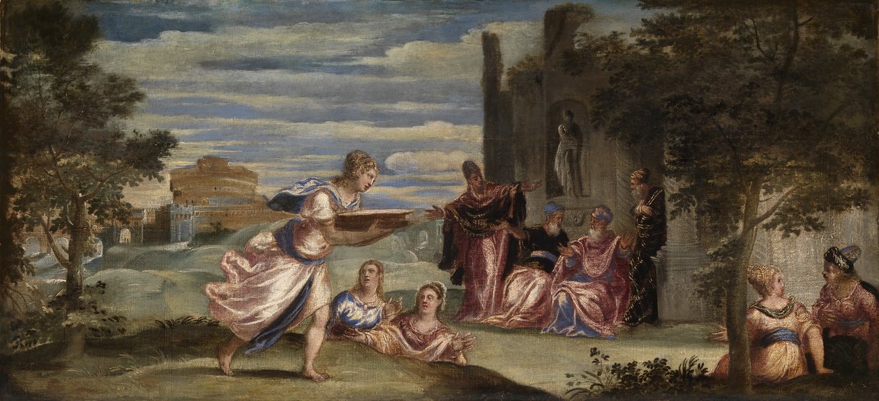 Tuccia Sınavı, 1555 dolayları (tuval üzerine yağlıboya) by Jacopo Robusti Tintoretto