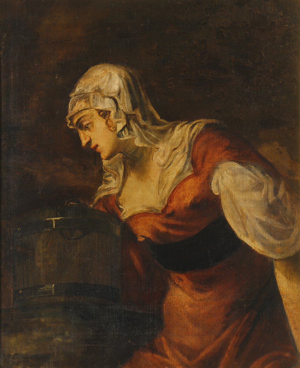 Kuyudaki Samiriyeli Kadın, c.1560 (bkz. 50268) by Jacopo Robusti Tintoretto