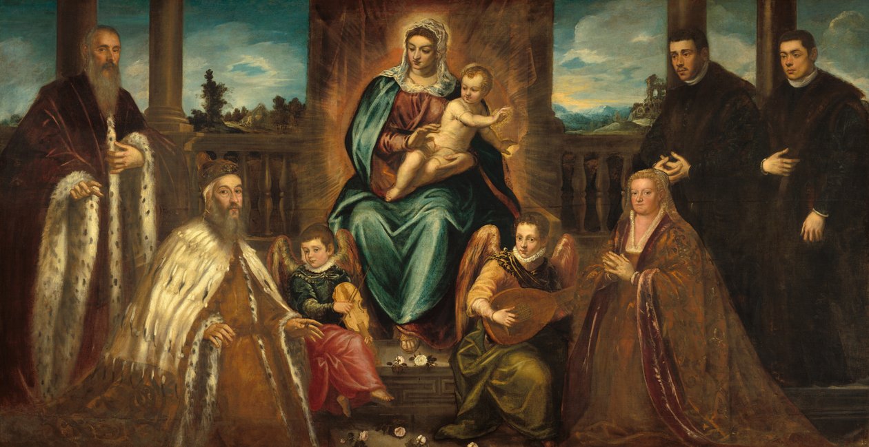 Doge Alvise Mocenigo ve Madonna ve Çocuk
