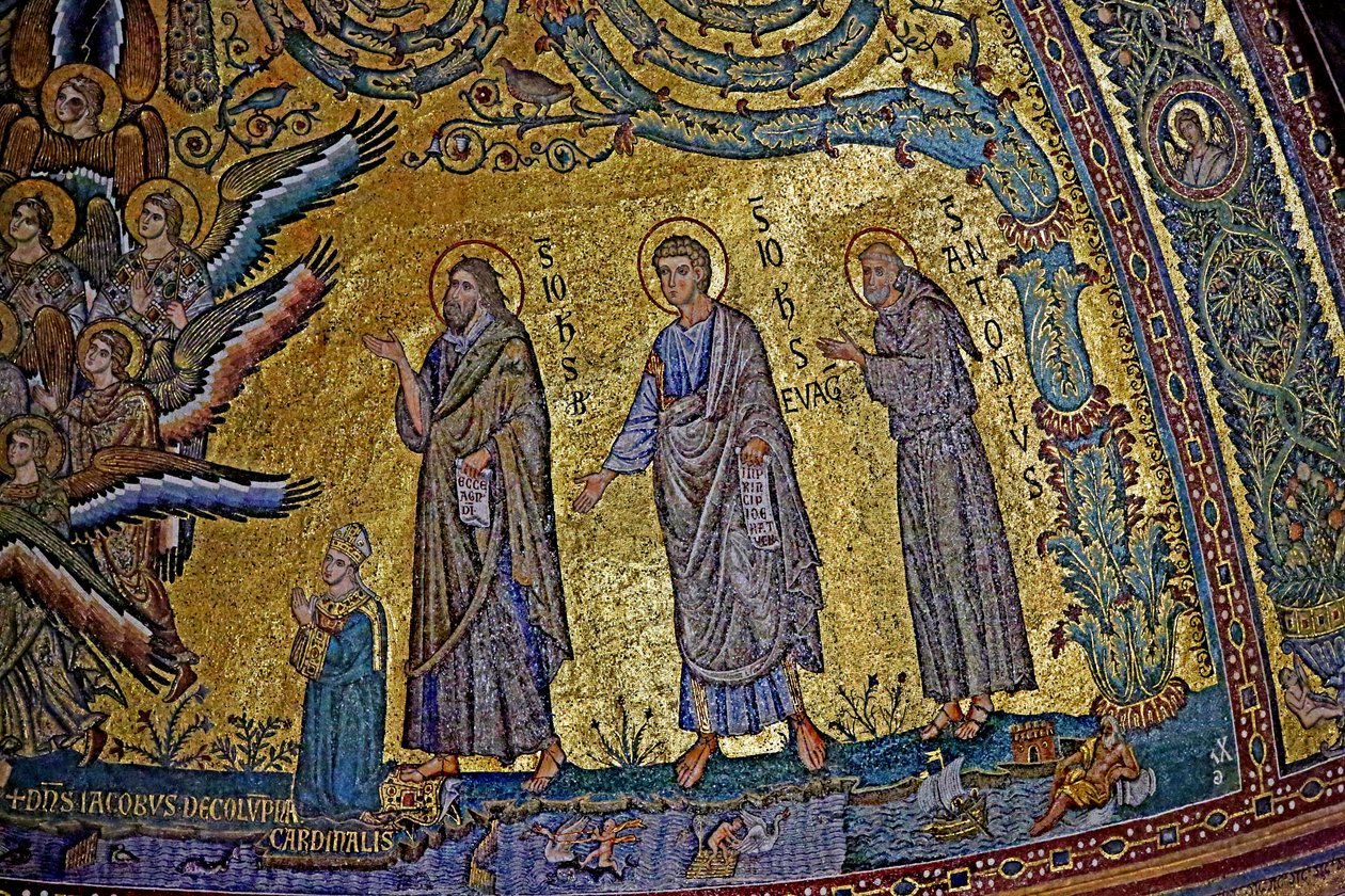 Kardinaller, apsis, c.1290 (mozaik) by Jacopo Torriti