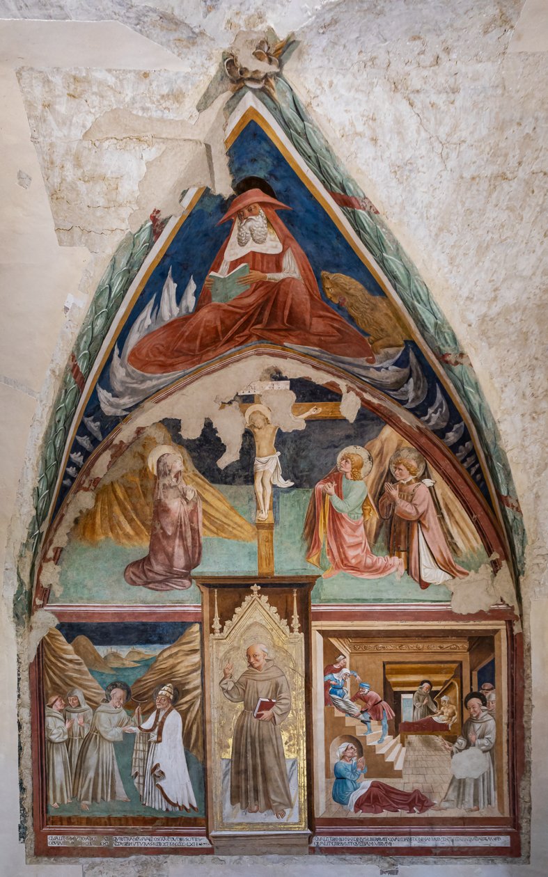 S. Bernardino ve Azizlerin Hikayeleri, St. Francis Kilisesi, Siena St. Bernardino Şapeli by Jacopo Vincioli