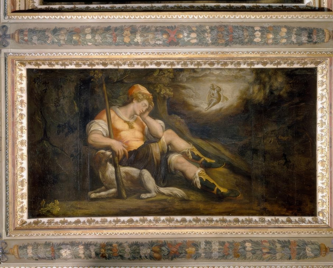 Diana ve Endymion by Jacopo Zucchi