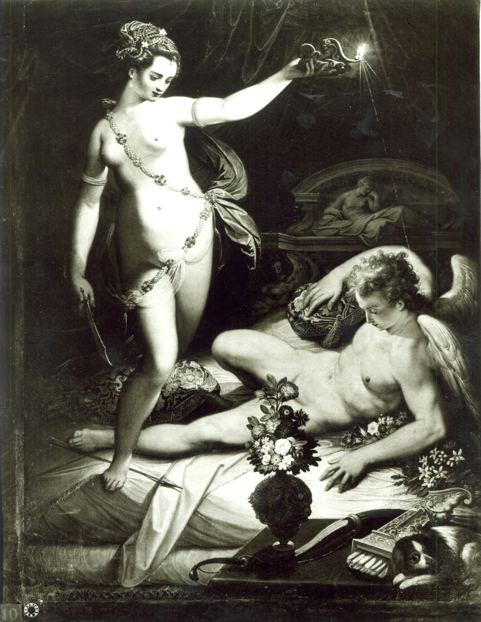 Psyche Şaşırtıcı Aşk Tanrısı by Jacopo Zucchi