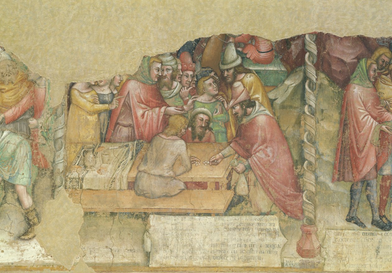 Kardeşleri tarafından satılan Yusuf (fresk) by Jacopo da Bologna