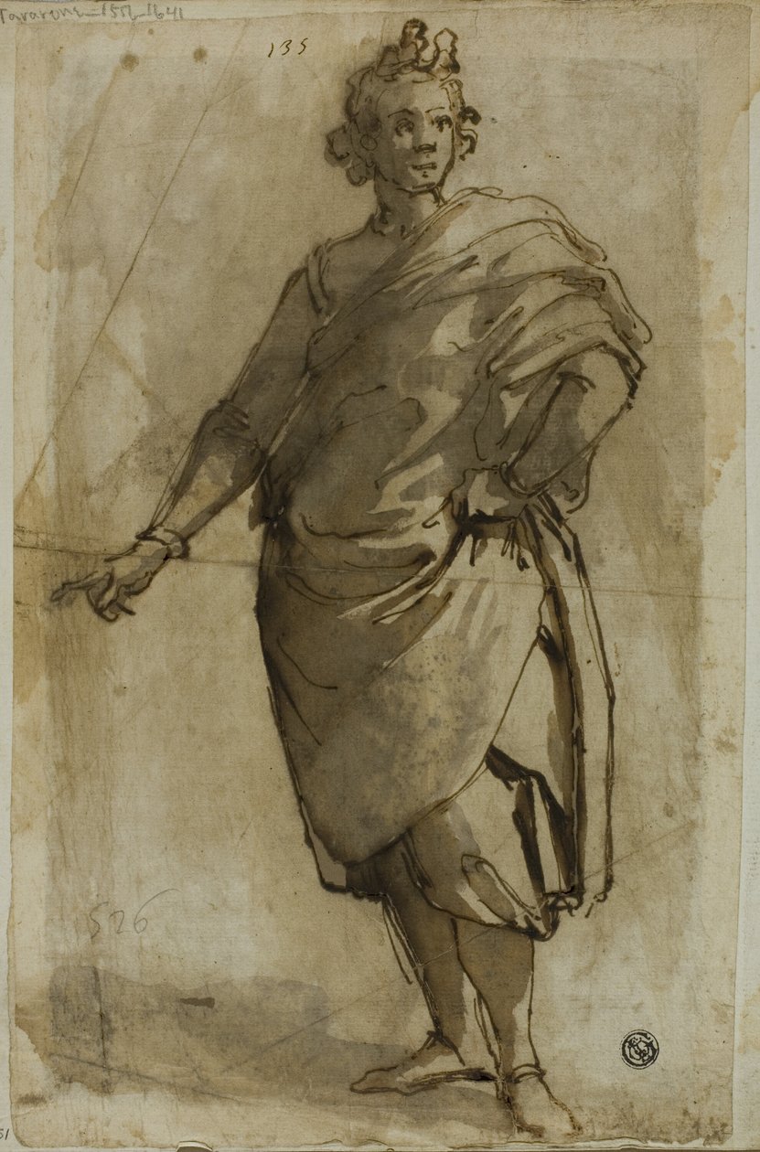 Ayakta Erkek Figürü by Jacopo da Empoli