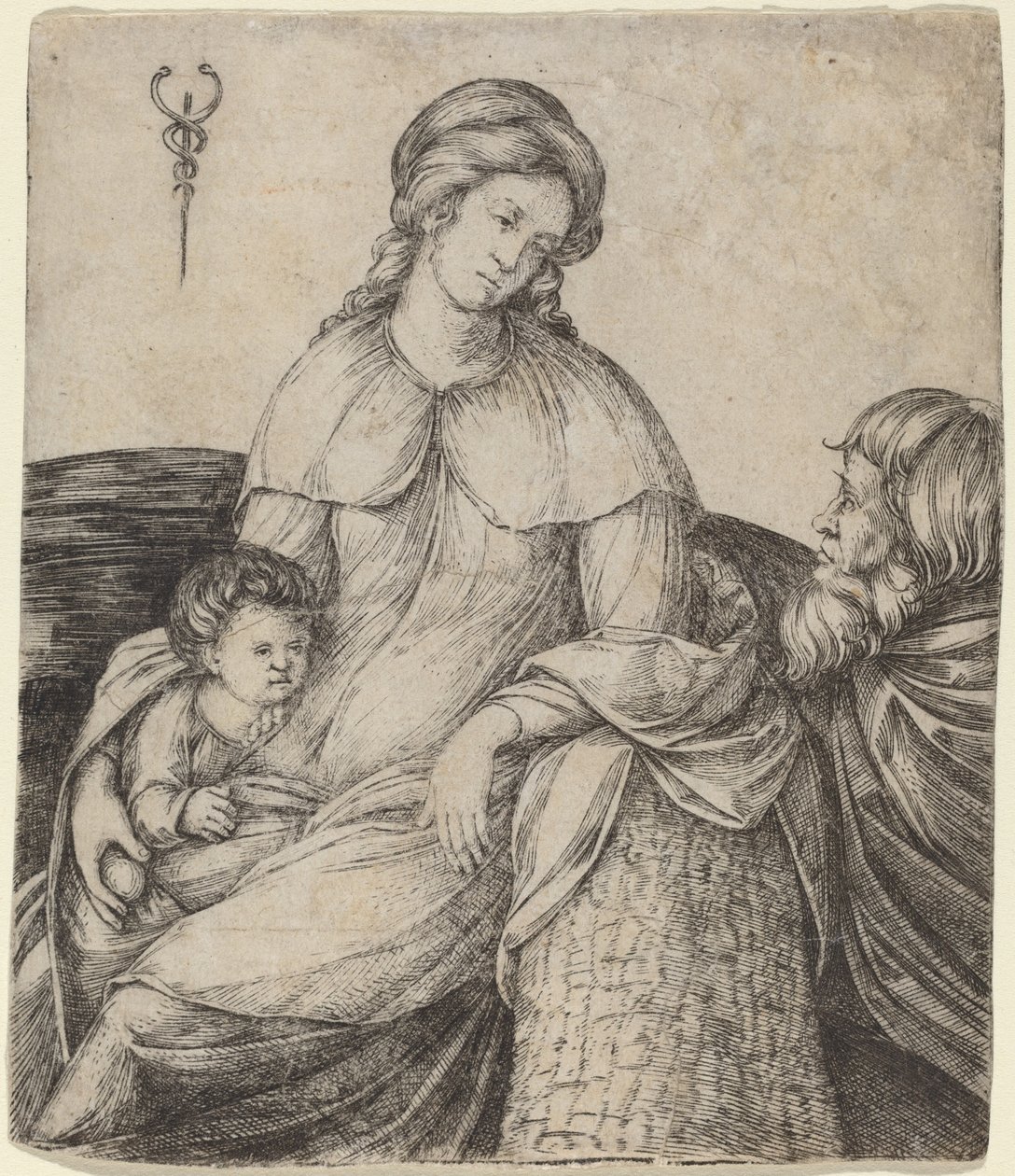 kutsal Aile by Jacopo de